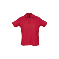POLO PIQUÉ M/M 3 BOT SUMMER VERMELHO 